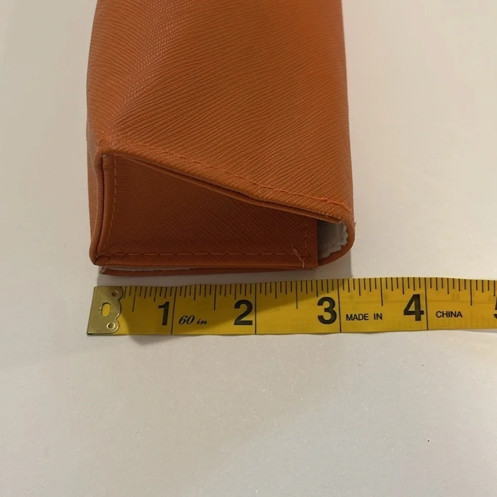 Tory Burch Orange Leather Sunglasses Case